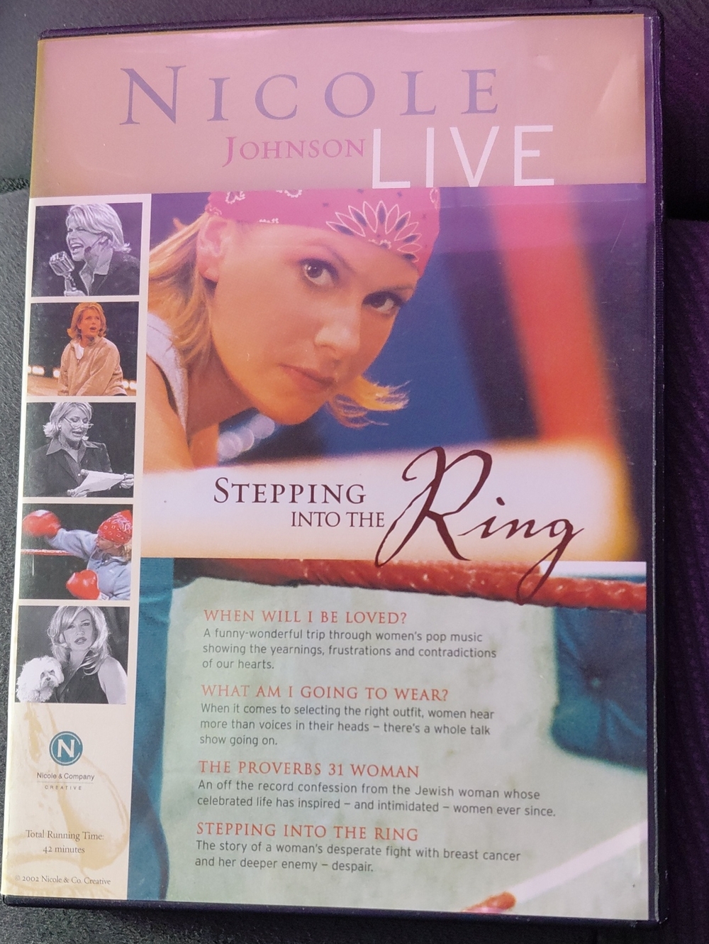 Nicole Johnson LIVE - Stepping Into The Ring (Pink/Blue)